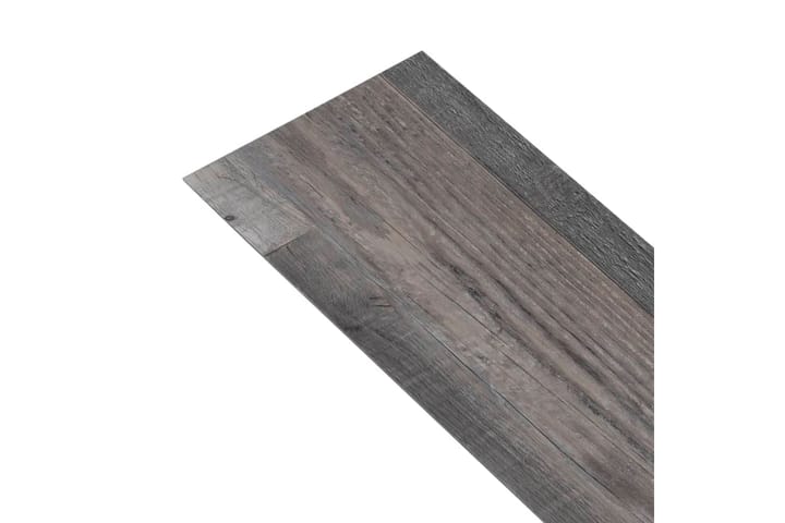 Itsekiinnittyvät PVC-lattialankut 5,21 m² 2 mm teollinen puu - Ruskea - Ritilä parvekkeelle - Lattia - Terassilaatat