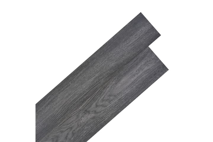 Itsekiinnittyvät PVC-lattialankut 2,51 m² 2 mm musta ja valk - Musta - Ritilä parvekkeelle - Lattia - Terassilaatat