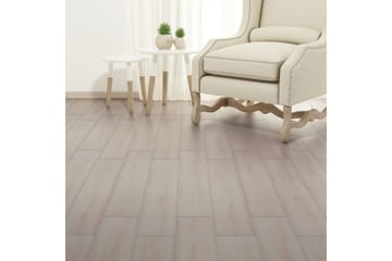 Itsekiinnittyvät PVC-lattialankut 2,51 m² 2 mm tammi valkoin - Valkoinen - Piha & ulkoaltaat - Piha-alue - Puutarhakoristeet & pihatarvikkeet - Terassilaatat