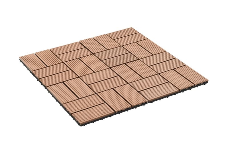 Lattialaatat 22 kpl 30x30cm 2m² puukomposiitti ruskea - Ruskea - Piha & ulkoaltaat - Piha-alue - Puutarhakoristeet & pihatarvikkeet - Terassilaatat