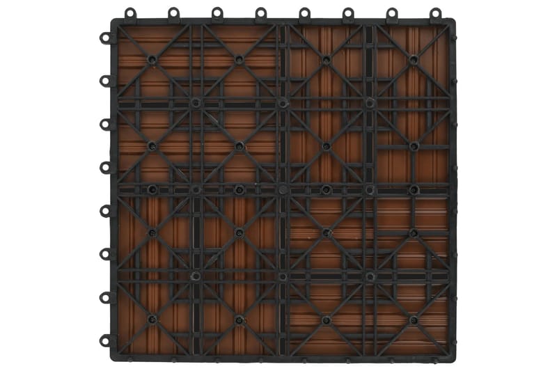 Lattialaatat 22 kpl 30x30cm 2m² puukomposiitti ruskea - Ruskea - Piha & ulkoaltaat - Piha-alue - Puutarhakoristeet & pihatarvikkeet - Terassilaatat