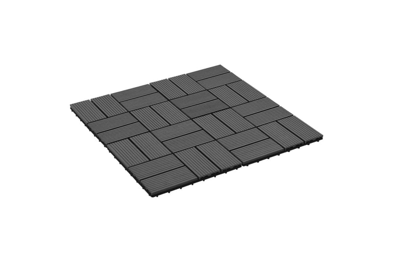 Lattialaatat 22 kpl 30x30cm 2m² puukomposiitti musta - Musta - Piha & ulkoaltaat - Piha-alue - Puutarhakoristeet & pihatarvikkeet - Terassilaatat