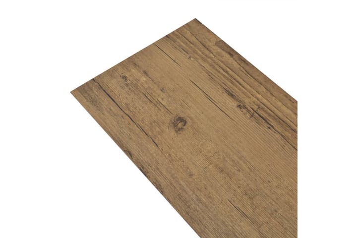 PVC-lattialankut 4,46m² 3mm pähkinäpuun ruskea - Ritilä parvekkeelle - Lattia - Terassilaatat