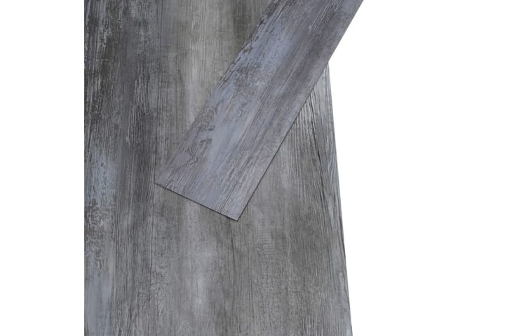 PVC-lattialankut 5,02m² 2mm itseliimautuva kiiltävä harmaa - Ritilä parvekkeelle - Lattia - Terassilaatat
