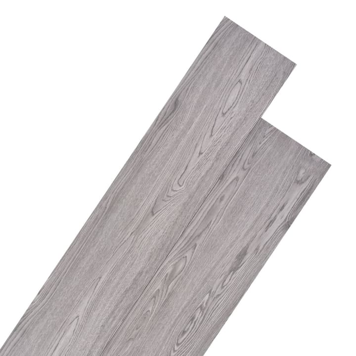 PVC-lattialankut 5,26m² 2mm Tummanharmaa - Harmaa - Terassilaatat - Ritilä parvekkeelle - Lattia