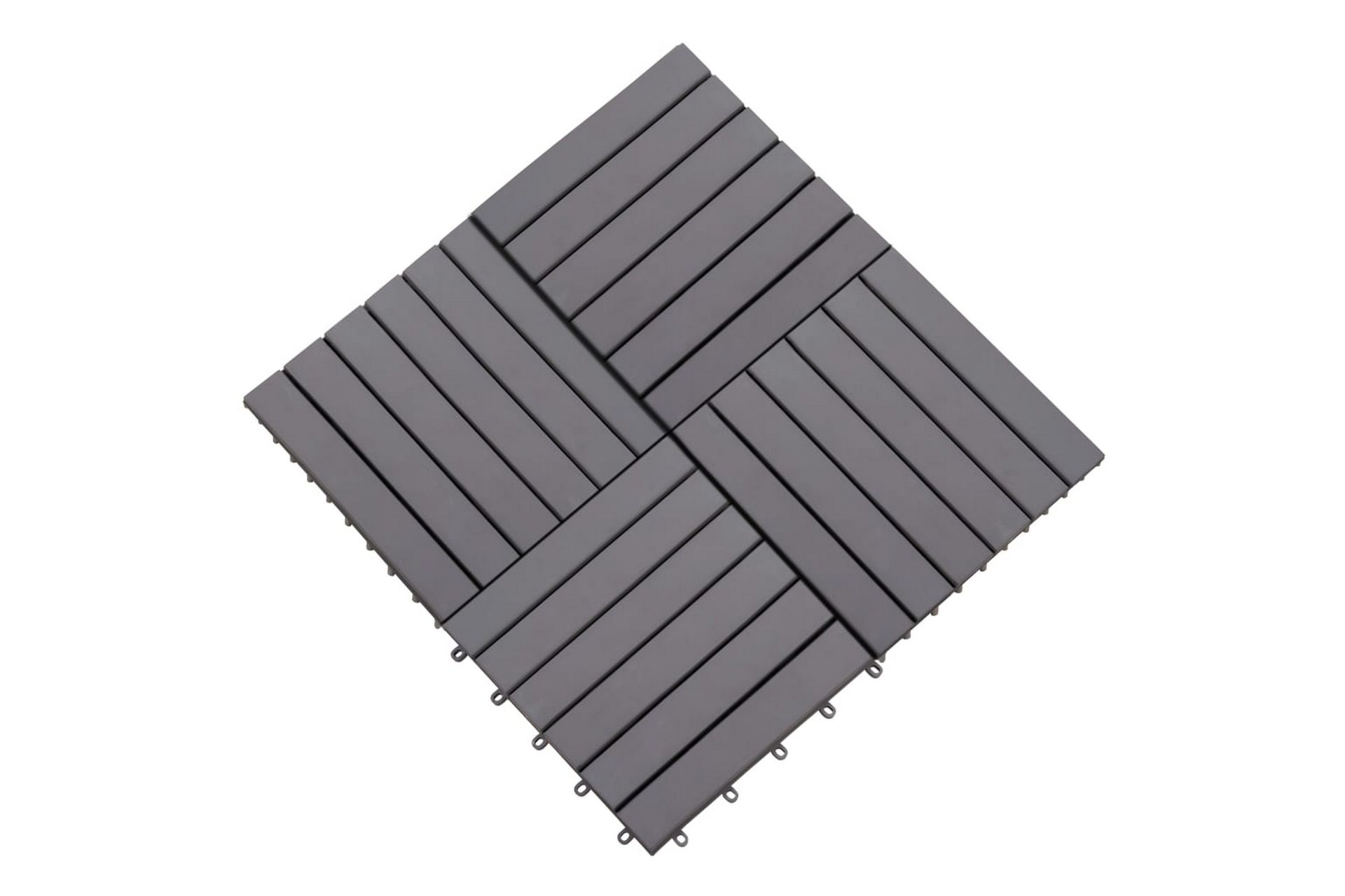 Terassilaatat 10kpl laveeraus 30x30cm täysi akaasiapuu - Harmaa - Piha & ulkoaltaat - Piha-alue - Puutarhakoristeet & pihatarvikkeet - Terassilaatat