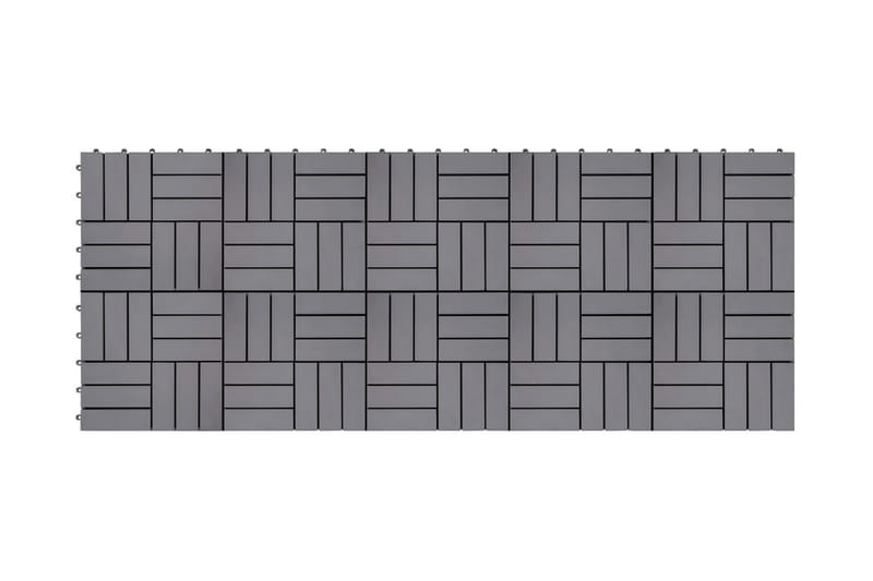 Terassilaatat 10kpl laveeraus 30x30cm täysi akaasiapuu - Harmaa - Piha & ulkoaltaat - Piha-alue - Puutarhakoristeet & pihatarvikkeet - Terassilaatat
