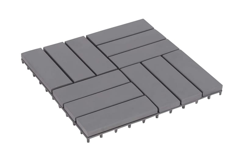 Terassilaatat 30 kpl harmaapesty 30x30 cm täysi akaasiapuu - Piha & ulkoaltaat - Piha-alue - Puutarhakoristeet & pihatarvikkeet - Terassilaatat