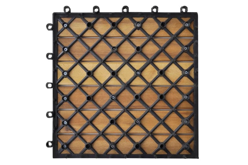 Terassilaatat pystykuviolla 30 x 30 cm Akaasia 20 Sarja - Ruskea - Piha & ulkoaltaat - Piha-alue - Puutarhakoristeet & pihatarvikkeet - Terassilaatat