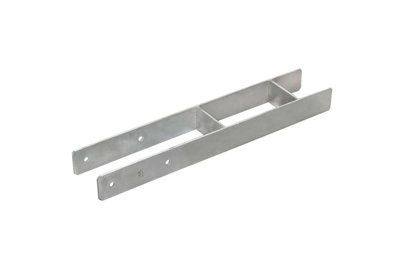 Aita-ankkurit 6 kpl hopea 10x6x60 cm galvanoitu teräs - Piha & ulkoaltaat - Piha-alue - Puutarhakoristeet & pihatarvikkeet - Ovikatos