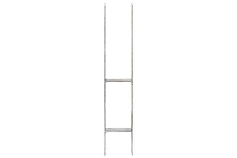 Aita-ankkurit 6 kpl hopea 10x6x60 cm galvanoitu teräs - Piha & ulkoaltaat - Piha-alue - Puutarhakoristeet & pihatarvikkeet - Ovikatos