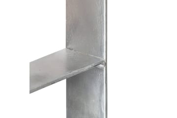 Aita-ankkurit 6 kpl hopea 9x6x60 cm galvanoitu teräs - Piha & ulkoaltaat - Piha-alue - Puutarhakoristeet & pihatarvikkeet - Ovikatos