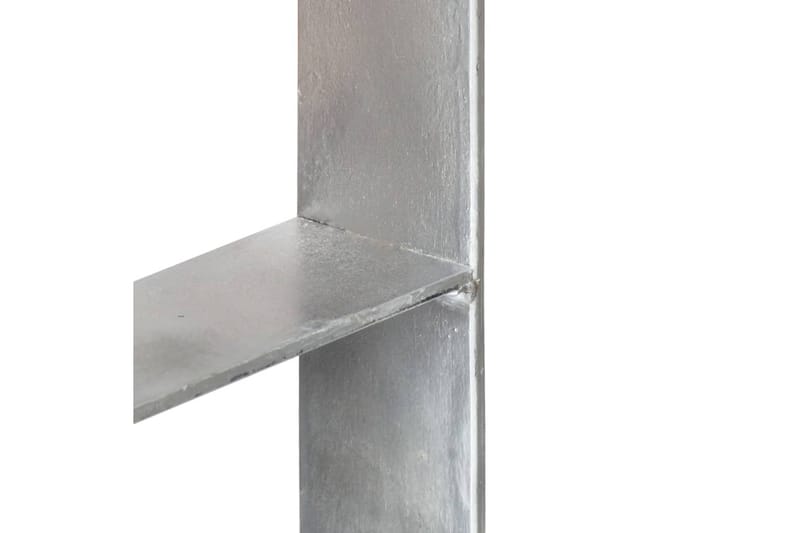 Aita-ankkurit 6 kpl hopea 9x6x60 cm galvanoitu teräs - Piha & ulkoaltaat - Piha-alue - Puutarhakoristeet & pihatarvikkeet - Ovikatos