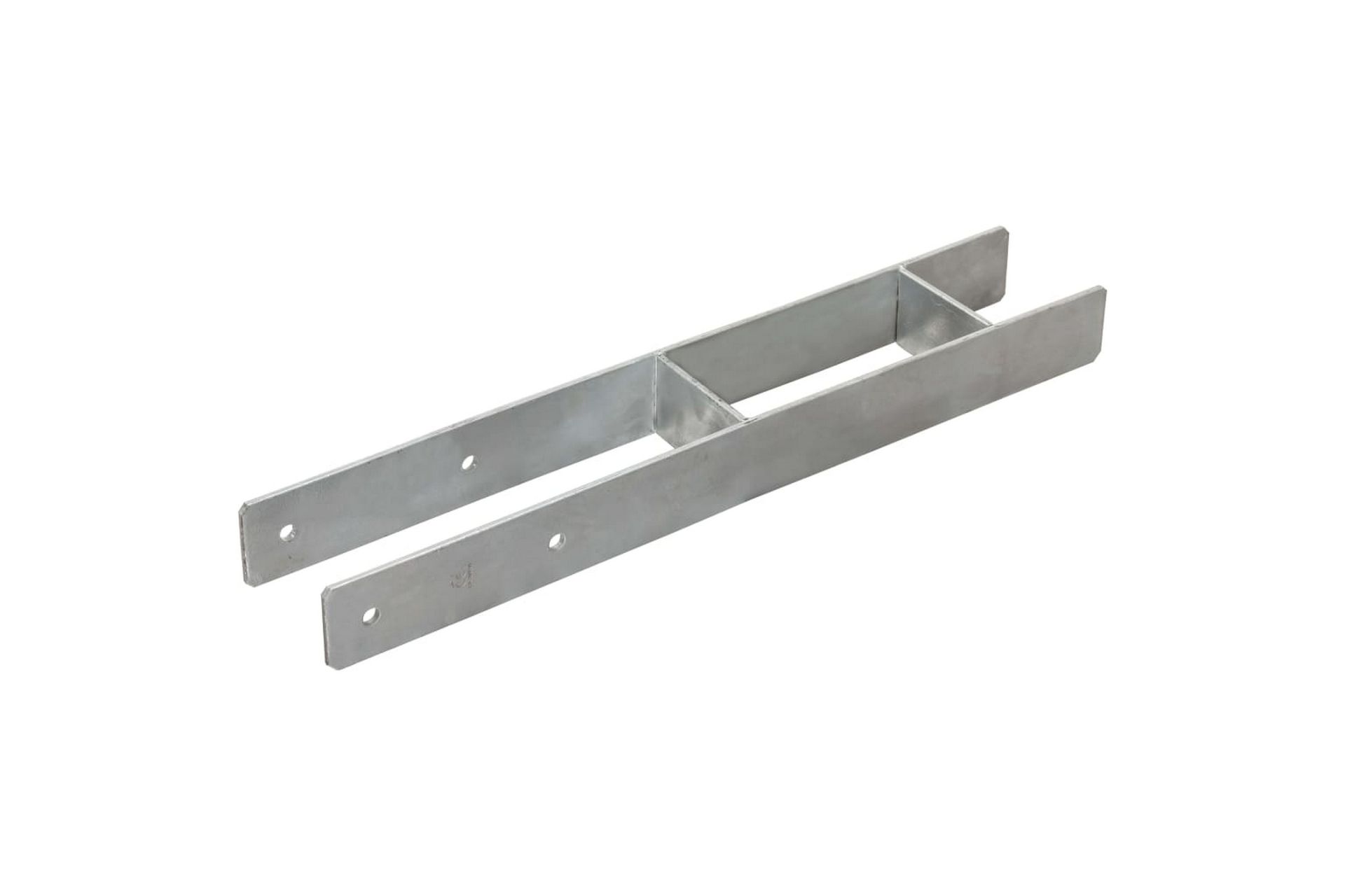 Aita-ankkurit 6 kpl hopea 9x6x60 cm galvanoitu teräs - Piha & ulkoaltaat - Piha-alue - Puutarhakoristeet & pihatarvikkeet - Ovikatos