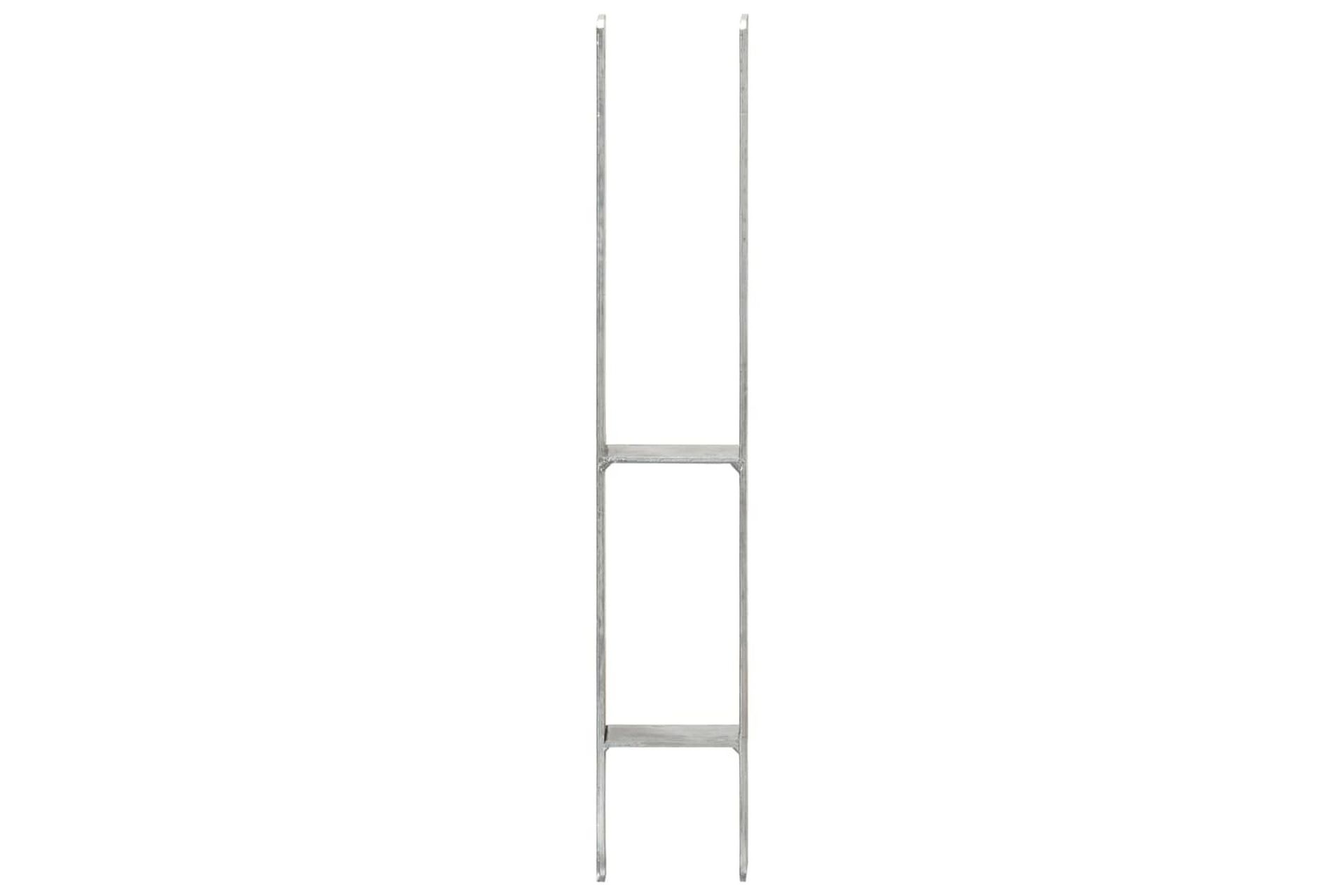 Aita-ankkurit 6 kpl hopea 9x6x60 cm galvanoitu teräs - Piha & ulkoaltaat - Piha-alue - Puutarhakoristeet & pihatarvikkeet - Ovikatos