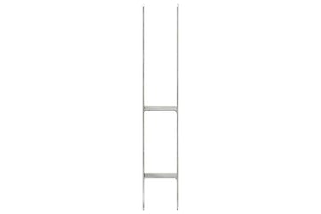 Aita-ankkurit 6 kpl hopea 9x6x60 cm galvanoitu teräs - Piha & ulkoaltaat - Piha-alue - Puutarhakoristeet & pihatarvikkeet - Ovikatos