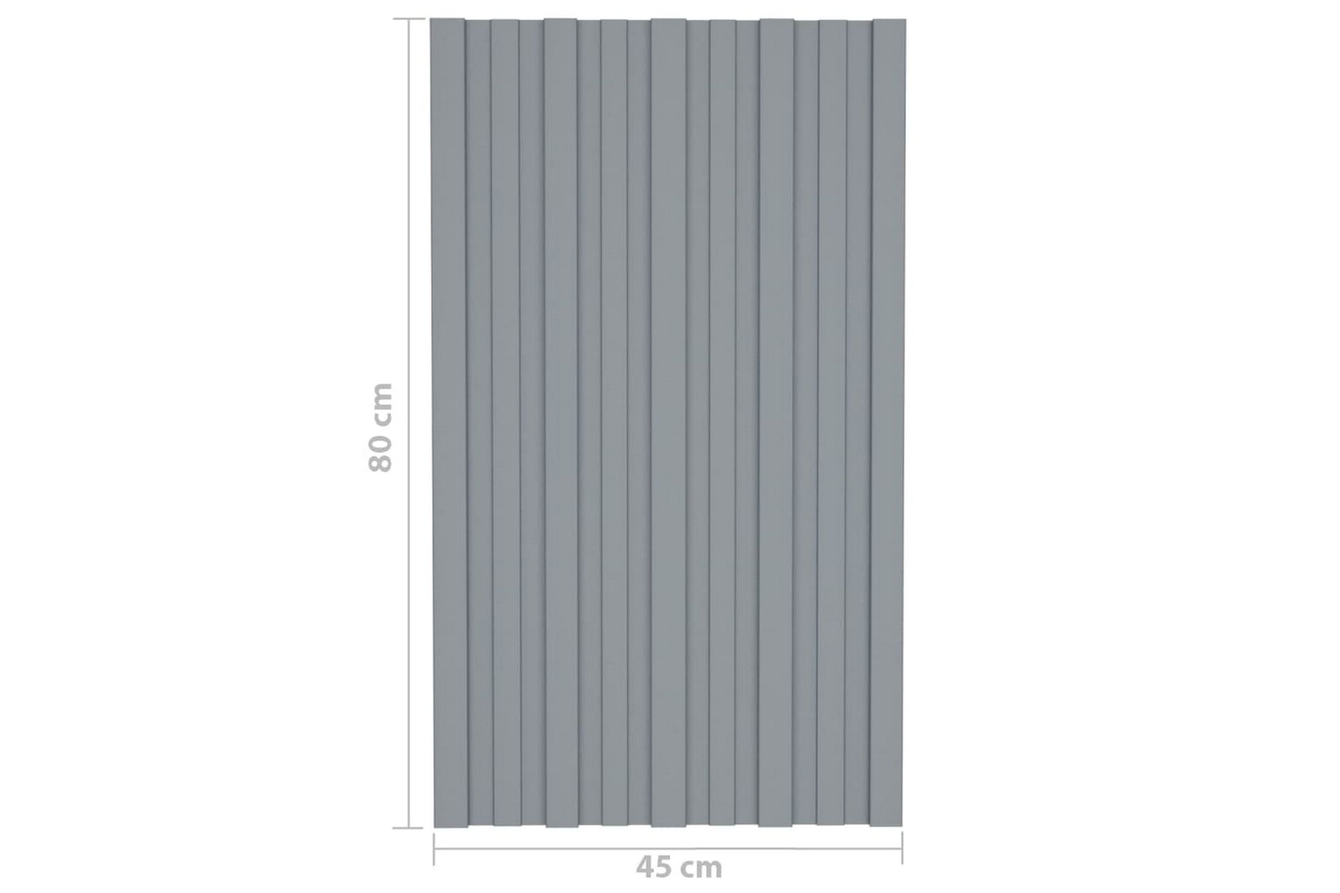 Kattopaneeli 12 kpl galvanoitu teräs hopea 80x45 cm - Piha & ulkoaltaat - Piha-alue - Puutarhakoristeet & pihatarvikkeet - Ovikatos