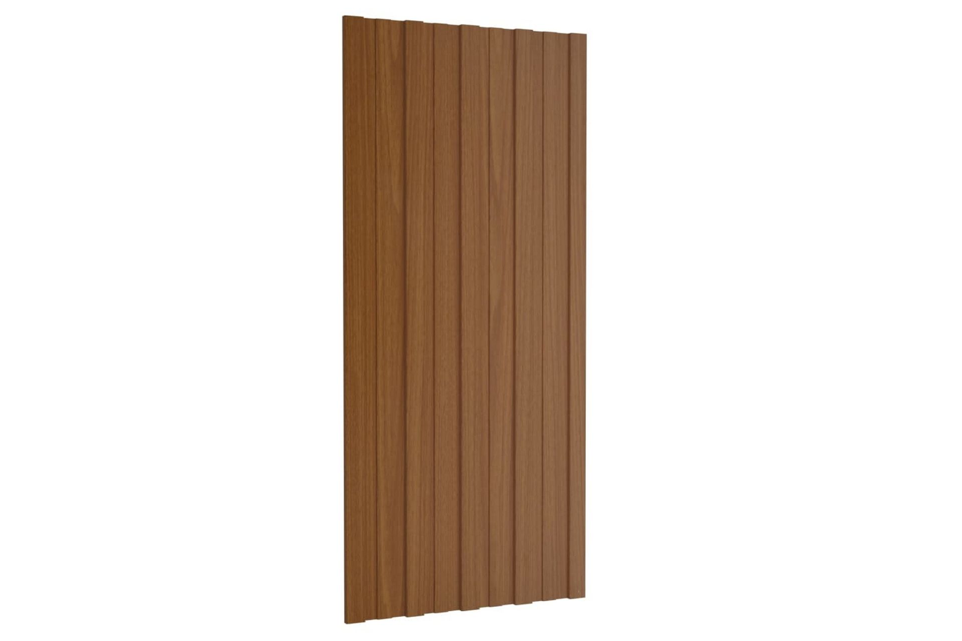 Kattopaneeli 12 kpl galvanoitu teräs ruskea 100x45 cm - Piha & ulkoaltaat - Piha-alue - Puutarhakoristeet & pihatarvikkeet - Ovikatos