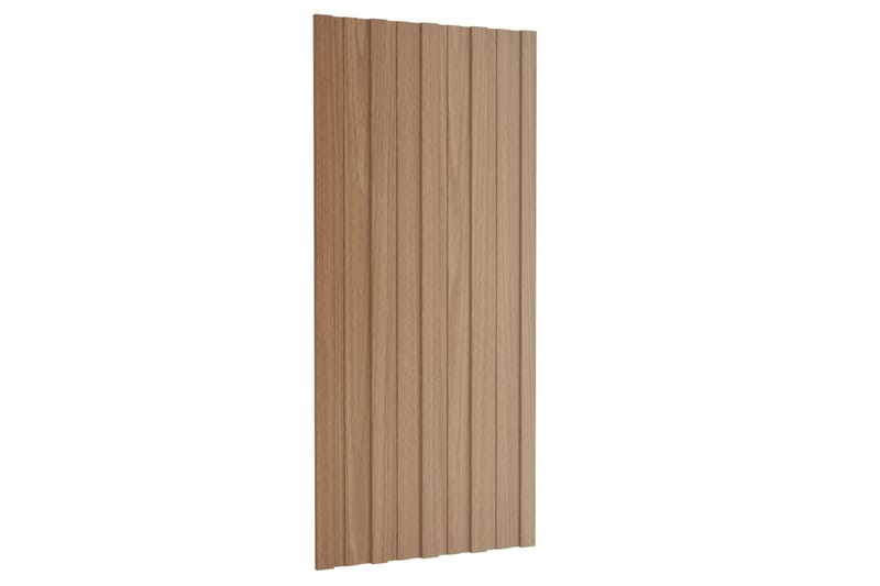 Kattopaneeli 12 kpl galvanoitu teräs vaalea puu 100x45 cm - Piha & ulkoaltaat - Piha-alue - Puutarhakoristeet & pihatarvikkeet - Ovikatos