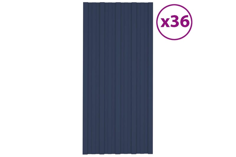 Kattopaneeli 36 kpl galvanoitu teräs antrasiitti 100x45 cm - Piha & ulkoaltaat - Piha-alue - Puutarhakoristeet & pihatarvikkeet - Ovikatos