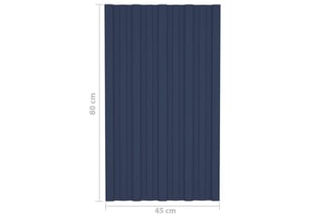 Kattopaneeli 36 kpl galvanoitu teräs antrasiitti 80x45 cm - Piha & ulkoaltaat - Piha-alue - Puutarhakoristeet & pihatarvikkeet - Ovikatos