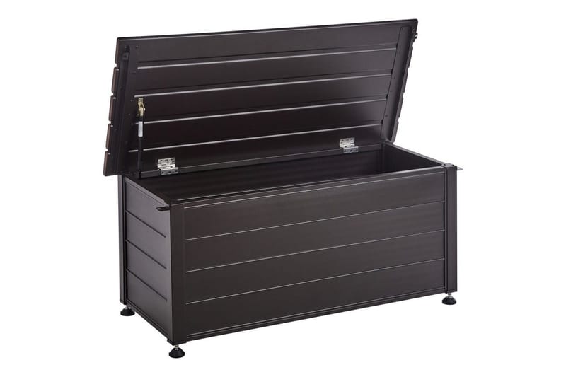 Låda Beliani Campalto Brun, 113x50x52 cm NO_BRAND Brown - Puutarhakalusteet - Säilytyslaatikot & kalustesuojat - Säilytyslaatikot ulos