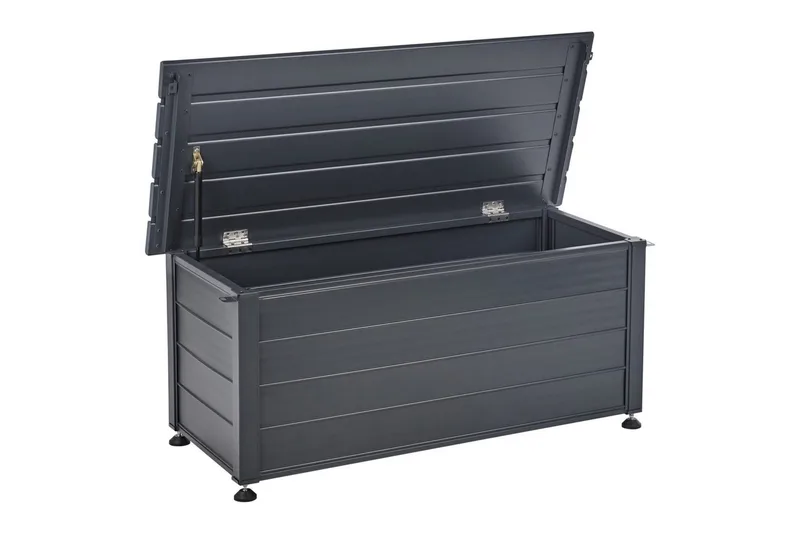 Låda Beliani Campalto Brun, 113x50x52 cm NO_BRAND Grey - Puutarhakalusteet - Säilytyslaatikot & kalustesuojat - Säilytyslaatikot ulos