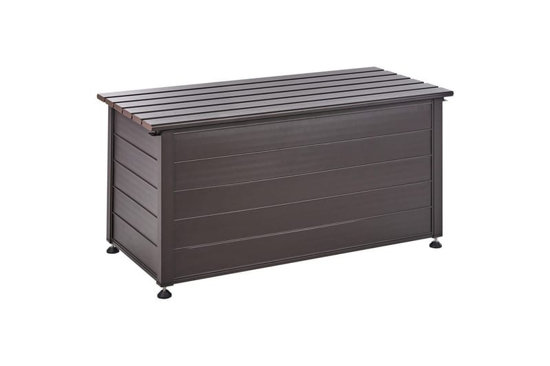 Låda Beliani Campalto Brun, 123x60x60 cm Brown - Puutarhakalusteet - Säilytyslaatikot & kalustesuojat - Säilytyslaatikot ulos