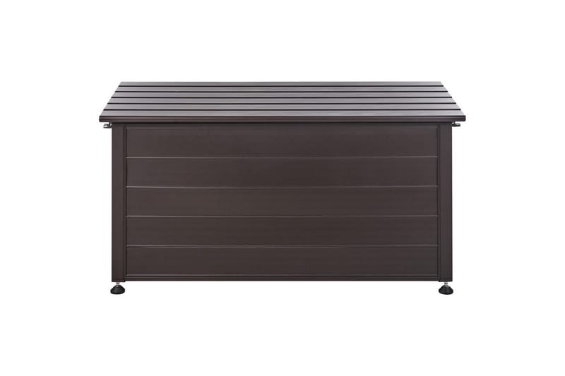 Låda Beliani Campalto Brun, 123x60x60 cm Brown - Puutarhakalusteet - Säilytyslaatikot & kalustesuojat - Säilytyslaatikot ulos