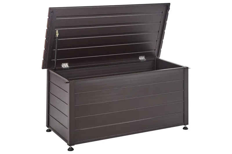 Låda Beliani Campalto Brun, 123x60x60 cm Brown - Puutarhakalusteet - Säilytyslaatikot & kalustesuojat - Säilytyslaatikot ulos