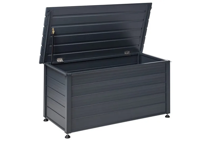 Låda Beliani Campalto Brun, 123x60x60 cm Grey - Puutarhakalusteet - Säilytyslaatikot & kalustesuojat - Säilytyslaatikot ulos