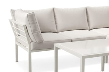Ariany-kulmasohva ulkokäyttöön 5-istuttava - Beige - Puutarhakalusteet - Terassiryhmät - Oleskeluryhmät