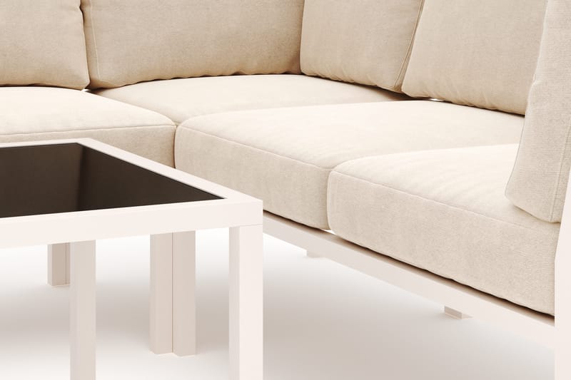 Ariany Sohvaryhmä 5-istuttava - Beige - Puutarhakalusteet - Terassiryhmät - Oleskeluryhmät