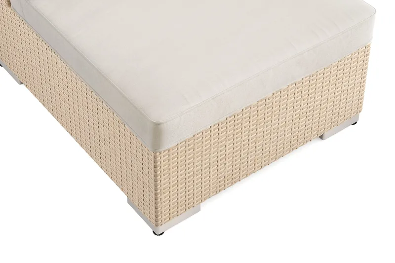 Bahamas Keskimoduuli Ulkokäyttöön - Hiekka - Puutarhakalusteet - Tarvikkeet ulos - Tee se itse-moduulit - Keskimoduuli ulkosohva