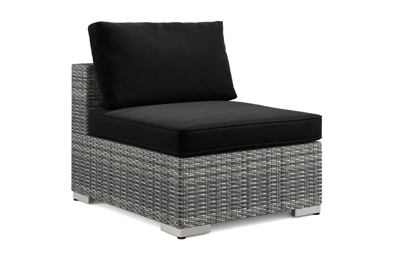 Bahamas Keskimoduuli Ulkokäyttöön Polyrottinkia, Harmaa