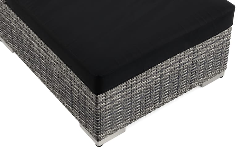Bahamas Keskimoduuli Ulkokäyttöön Polyrottinkia - Harmaa - Puutarhakalusteet - Tarvikkeet ulos - Tee se itse-moduulit - Keskimoduuli ulkosohva