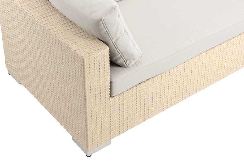 Bahamas Oikea Moduuli Ulkokäyttöön 140 cm - Hiekka - Puutarhakalusteet - Tarvikkeet ulos - Tee se itse-moduulit - Oikeamoduuli ulkosohva