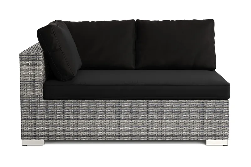 Bahamas Oikea Moduuli Ulkokäyttöön 140 cm Polyrottinkia, Harmaa