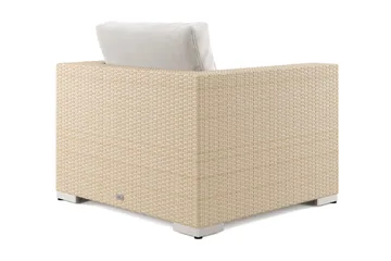 Bahamas Ulko Lounge-nojatuoli Polyrottinkia - Hiekka - Puutarhakalusteet - Puutarhatuoli - Ulkotilan nojatuolit