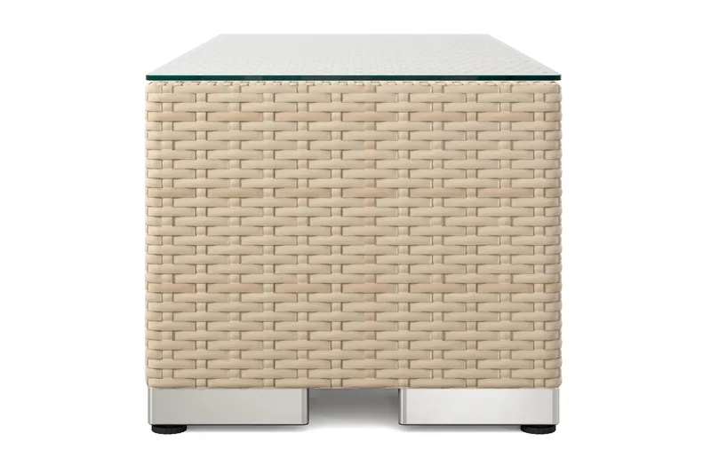 Bahamas Päätymoduuli Ulkokäyttöön 38x90 cm - Hiekka - Puutarhakalusteet - Tarvikkeet ulos - Tee se itse-moduulit