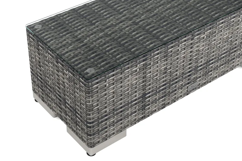 Bahamas Päätymoduuli Ulkokäyttöön 38x90 cm - Harmaa - Puutarhakalusteet - Tarvikkeet ulos - Tee se itse-moduulit