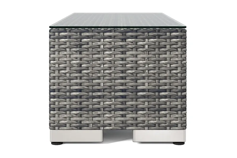 Bahamas Päätymoduuli Ulkokäyttöön 38x90 cm - Harmaa - Puutarhakalusteet - Tarvikkeet ulos - Tee se itse-moduulit