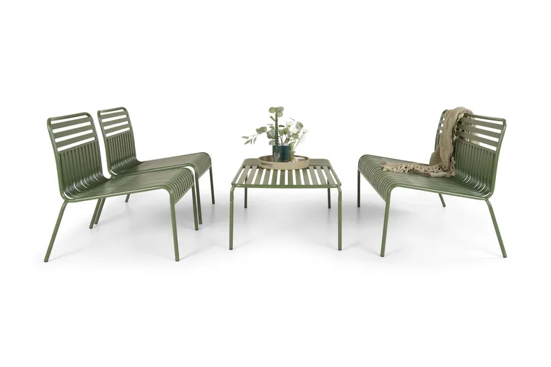 Jarva Sohvaryhmä - Oliivi - Puutarhakalusteet - Terassiryhmät - Oleskeluryhmät