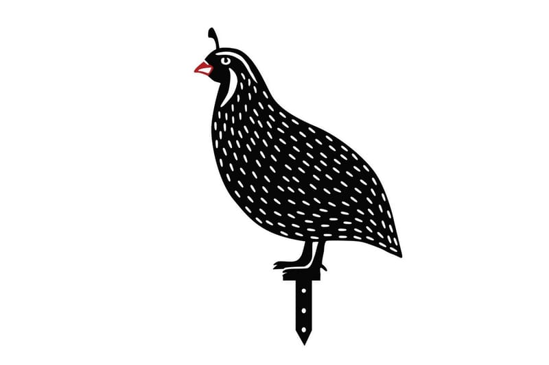 Koristeellinen puutarhan metallinen tarviksetti Viiriäiset Musta - Musta - Piha & ulkoaltaat - Piha-alue - Puutarhakoristeet & pihatarvikkeet - Puutarhan koriste-esineet - Puutarhapatsas