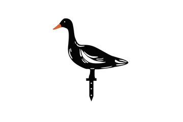 Koristeellinen puutarhan metallinen tarviksetti Ankat Musta - Musta - Piha & ulkoaltaat - Piha-alue - Puutarhakoristeet & pihatarvikkeet - Puutarhan koriste-esineet - Muovieläimet