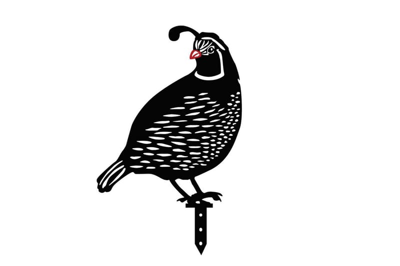 Koristeellinen puutarhan metallinen tarviksetti Viiriäiset Musta - Musta - Piha & ulkoaltaat - Piha-alue - Puutarhakoristeet & pihatarvikkeet - Puutarhan koriste-esineet - Puutarhapatsas