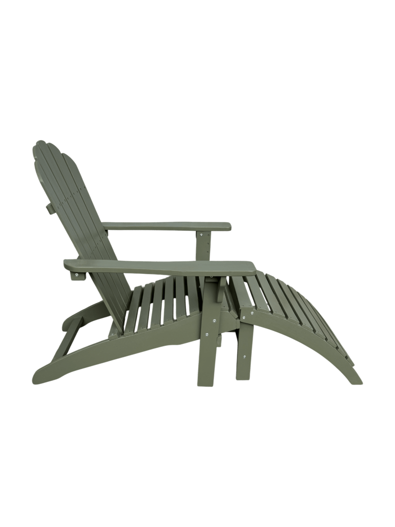 Landet Aurinkotuoli Ulkokäyttöön - Tummanvihreä - Puutarhakalusteet - Puutarhatuoli - Aurinkotuoli - Kansituoli