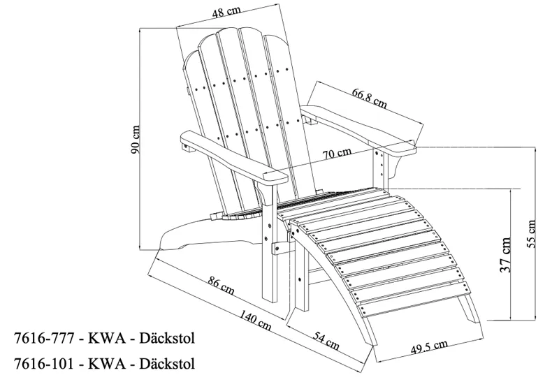 Landet ulkokansituoli - Tummanvihreä - Puutarhakalusteet - Puutarhatuoli - Aurinkotuoli - Kansituoli