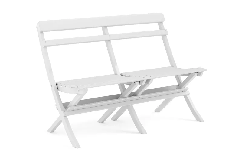 Landet ulkosohva 110x60x89 cm, Valkoinen
