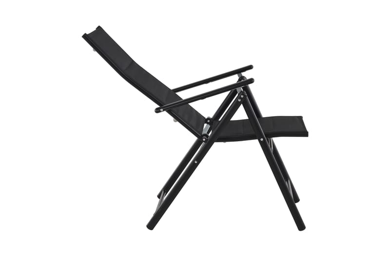 Maggie pehmustettu säädettävä ulkotuoli - Musta - Puutarhakalusteet - Puutarhatuoli - Säätötuoli